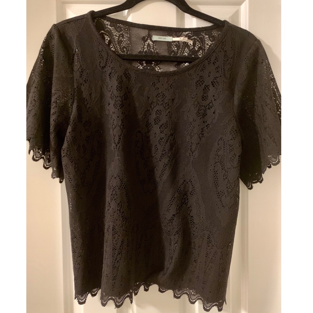 Kimchi blue black lace top